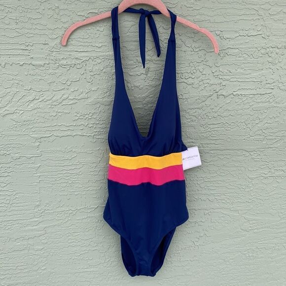 Liz Claiborne One Piece Swimsuit Sz 10 NWT - Picture 1 of 14